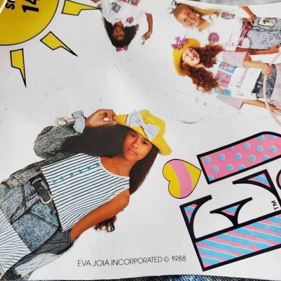 EJ Gitano Jeans 1980s Girls SZ 14 Deadstock NWT - Picture 3 of 8